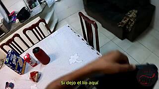 WHAT HAPPENS WHEN HUBBY LEAVES? His Wife Fucks Her Friend! 😱 Cogiendo Subtitulado!