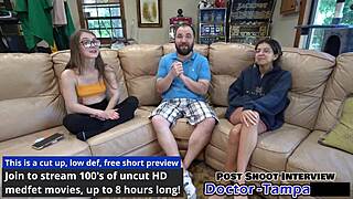 Relaxed Gyno Exam Leaves Petite Mira Monroe Shaking In Orgasm?