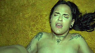 Blue-Eyed Brunette's Tight Pussy Monster Cock Fucked Non-Stop Hotel