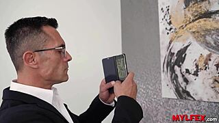 european milf whore rides rough for hubby's cash sins 😈 big tits gaping anal!