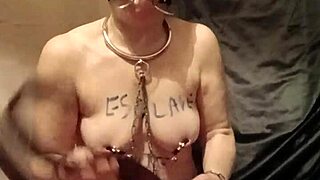 french slave's solo session: mouth gag uro belt whips wild 😈🔗💥