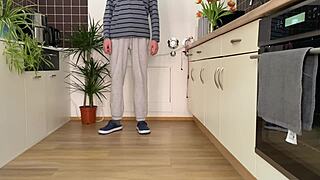 i'm obsessed with my mother-in-law's saggy natural tits shaking during her hot masturbation session damn