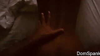 My sexy ebony girlfriend screams bent over doggystyle in full quickie video