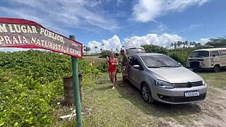 Hot Latinas Taken to Woods for Wild Interracial Anal Fuck