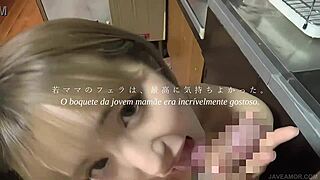 young divorced mom and her new younger stepbrother get intimate