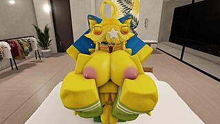 furry couple explores anal in modern roblox house