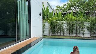 MY YOUNG STEPMOM LOVES LOUNGING AND FUCKING STEPSON HARD!