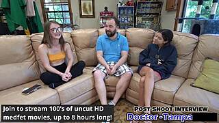 Relaxed Gyno Exam Leaves Petite Mira Monroe Shaking In Orgasm?