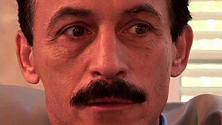 i watch her huge melons bounce in double penetration threesome