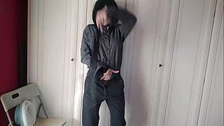 chantalchannel hot in man's clothes teasing shaved wet pussy