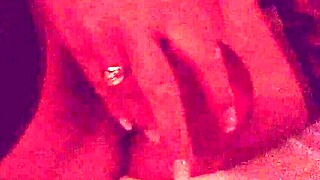 horny latina milf spreads wet pussy for fingering and licking action