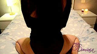 mistress girlfriend smothers face under ass in full femdom domination facesit