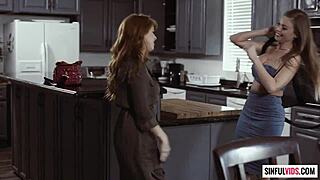 chad alva finishes on britney amber's hairy bush scene