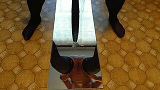 busty bbw milf cums hard as huge toy stretches her fat ass in homemade anal video