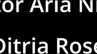 DITRIA ROSE'S PUSSY POUNDED TO ORGASM IN CLOSE-UP CREAMPIE POV