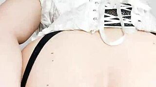 stepmom masturbates her juicy ass for stepson now