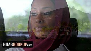 Stranded Muslim Cutie Repays American Stud With Her Tight Pussy? 