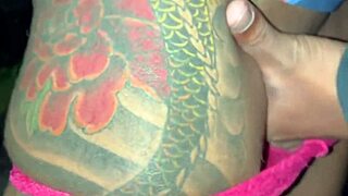 Wife nearly fucks stranger on bike path while cuckold watches tense