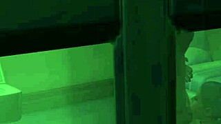 inmate spies on ebony co deepthroating young inmate's dick voyeur caught lucky dwarf watching old young action