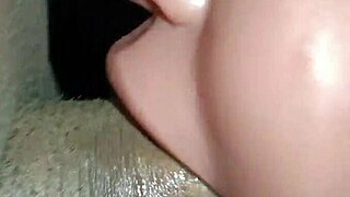 Lipsy GOES HARD with intense ANAL DILDO fuck then SUCKS toy from ass to mouth CLOSE-UP
