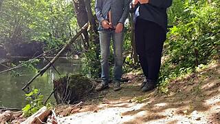 ever wonder how a mature mother-in-law gives an amazing handjob to her horny son-in-law?