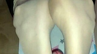 wanna see homemade nylon footjob ending in hot cumshot?