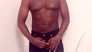 Chatting about my fresh shave before hopping in the shower post-zodiac party