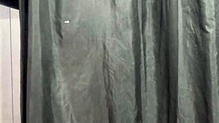 egyptian babe with big natural tits and wet pussy gets invaded in store bathroom her ass fucked raw creampied without condom