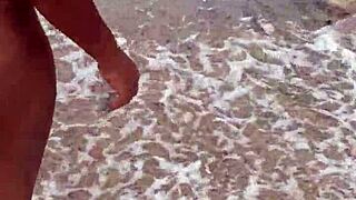 Ever Seen A Sexy Big Tits Asian BBW Wife Nude Flashing Her Fat Ass Outdoors On Public Beach?