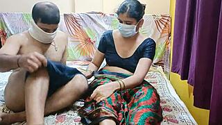 desi bhabi's big pussy begs for driver's fast anal creampie pounding