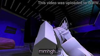 innocent miso jolts awake to nasty rough sucking and cum surprises in roblox chaos