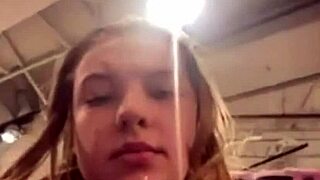 Teen BBW Fingers Wet Pussy to Orgasm in Taxi Mall!