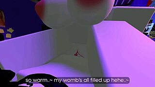 innocent miso jolts awake to nasty rough sucking and cum surprises in roblox chaos