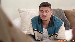 stepdaughter spies on milf face fucking her boyfriend's monster cock