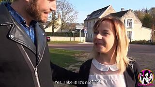 Melanie from Rouen begs for assfucking with her crazy big natural tits bouncing