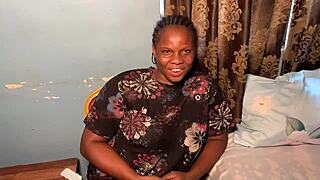 hey check this thick ebony queen in casting interview