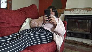 pregnant stepmom urges stepson deep fuck creampie her hairy beaver