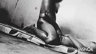 A sexy slim black STUDENT FUCKS hard for her grade