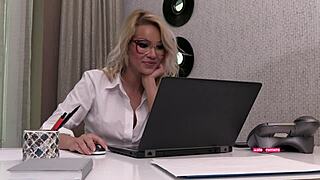 high heeled secretaries deepthroat muscular cocks office squirting orgy