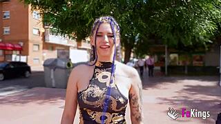 venus lilith drains his balls twice in porno debut