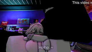 innocent miso jolts awake to nasty rough sucking and cum surprises in roblox chaos