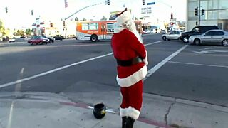 alexis silver's naughty santa stockings hide big tits craving anal doggystyle gaping fuck