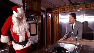 alexis silver's naughty santa stockings hide big tits craving anal doggystyle gaping fuck