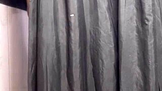 egyptian babe with big natural tits and wet pussy gets invaded in store bathroom her ass fucked raw creampied without condom