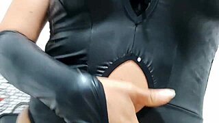 hey i dressed as sexy superheroine model in lingerie flashing live for sugar daddy