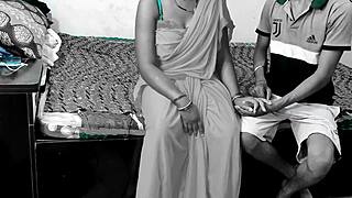 devar, caught you alone, now super sexy bhabhi's wet pussy needs your creampie fuck