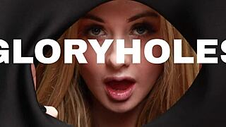 blonde british student unwinds in private session