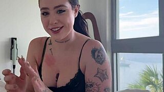 i'm stepsis filming my first raw fuck without condom, pounding my tight hole rough