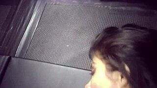 behind the scenes glasses half-asian big boob brunette babe gets her shaved pussy powerfucked loud and hard