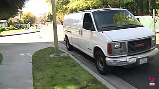 gorgeous chunky brunette reyna cruz rides cock with big nipples exposed